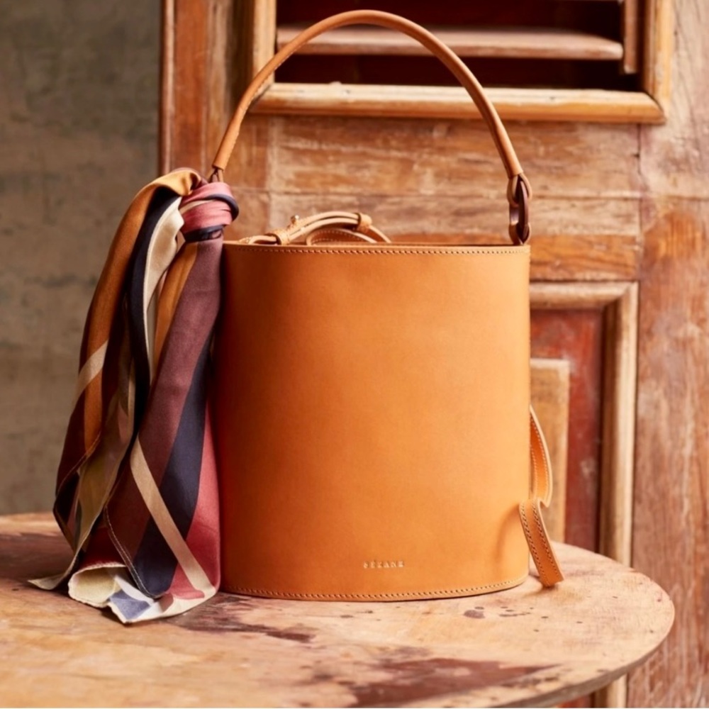 Sezane Sac Mona Heritage- Smooth Heritage Honey